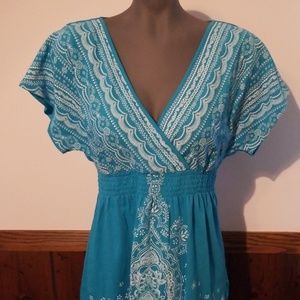 Absolutely Famous Tie Back Top